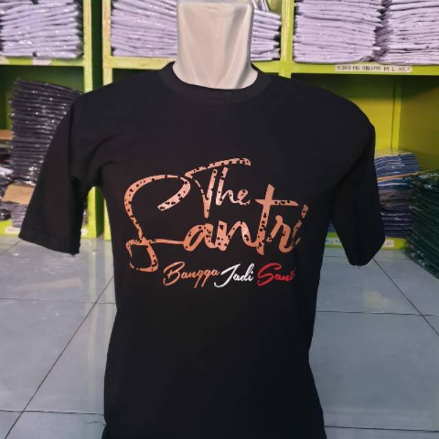 [COD] Kaos Santri | Kaos The Santri Bangga Jadi Santri Terlaris