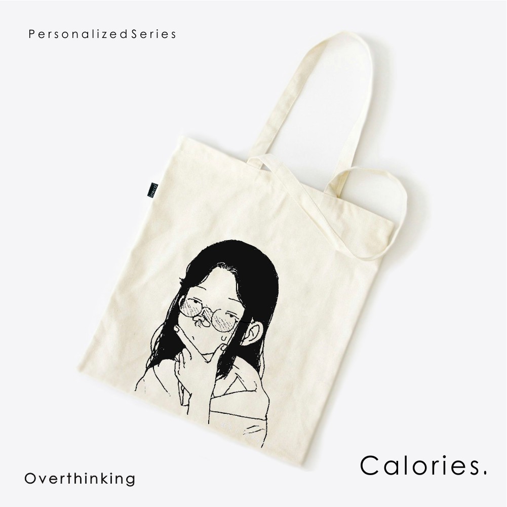 Totebag Personalisasi motif klasik lucu ekspresi wajah sifat unik #TOPR