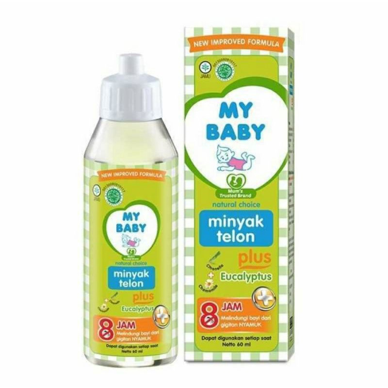 My baby Minyak Telon Plus Eucalyptus Lavender Longer Protection Minyak Pijay Bayi Anti Nyamuk