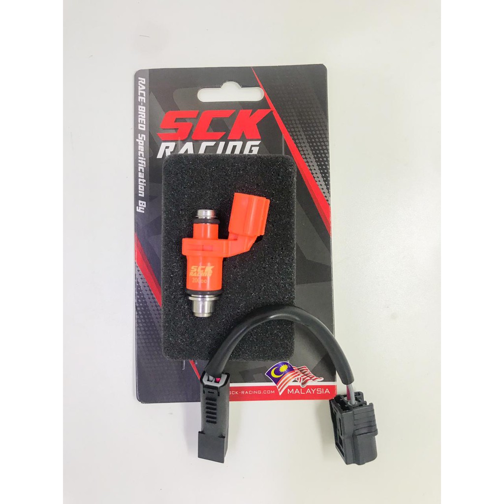 FUEL INJECTOR 12HOLES 200ccMX KING, AEROX,NMAX VESPAMET Y15 SCK RACING