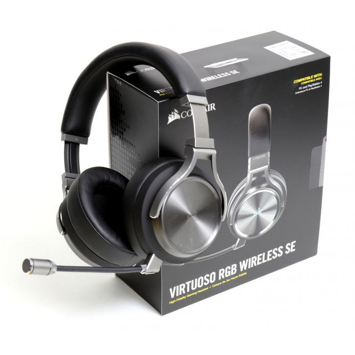 Corsair VIRTUOSO RGB Wireless SE Gaming Headset Headphone Fidelity 7.1