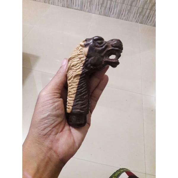 deder gagang piso  ukir singa  kayu galih asem belang