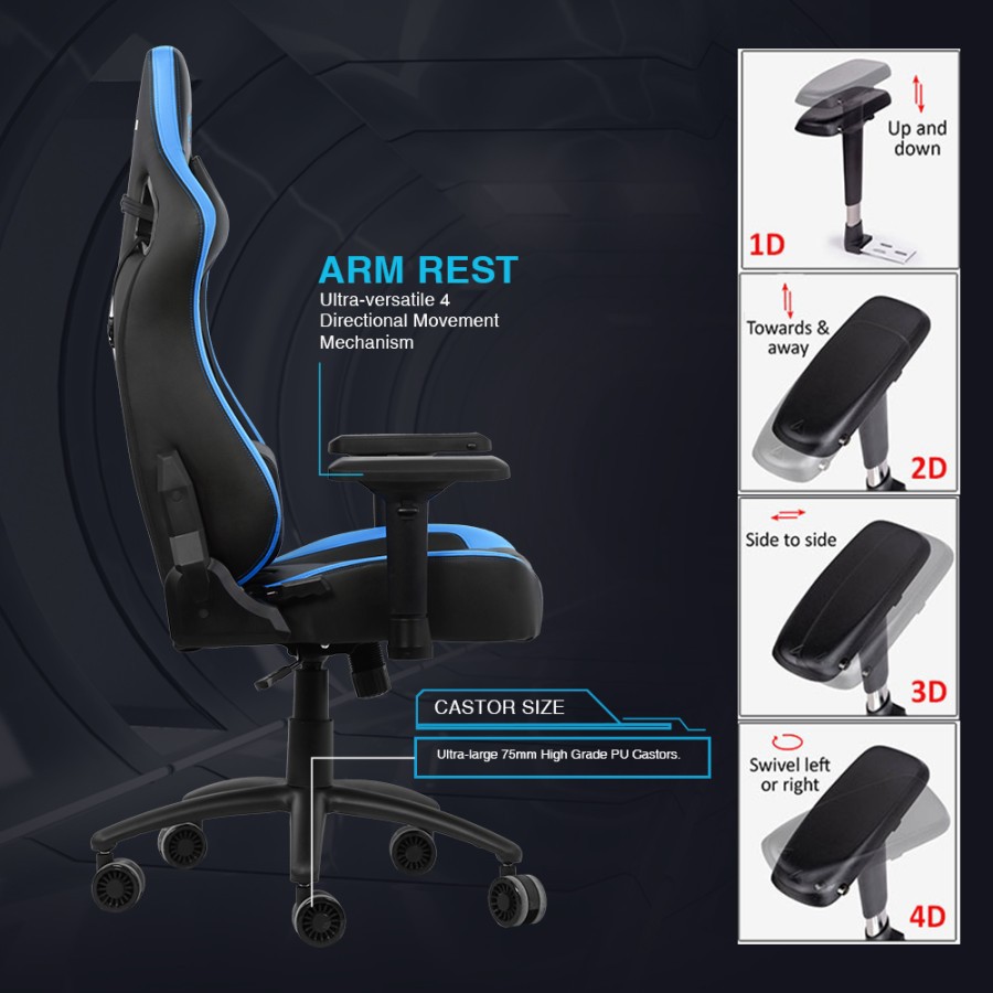 Armaggeddon Nebuka III Kursi Gaming Premium - Gaming Chair Nebuka 3