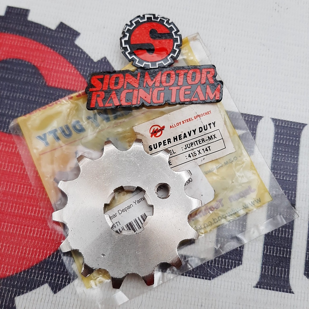 Gear Depan / Gir Depan / Front Sproket 415 Yamaha Jupiter MX / Sniper MX Baja 14T Wilwood-2