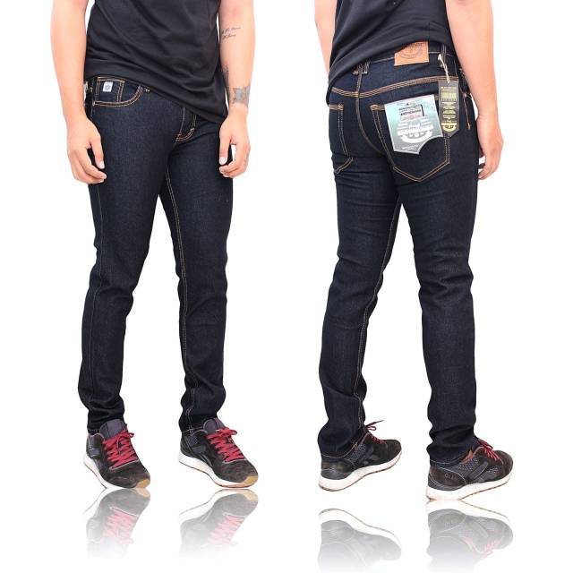 (PROMO BAYAR DI TEMPAT ) celana jeans pria original - celana pria - jeans slimfit pria - celana jean