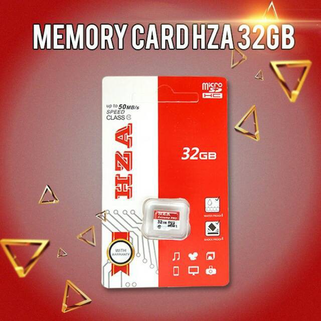 Memory Card (MIcro SD) merk HZA 32GB real capacity