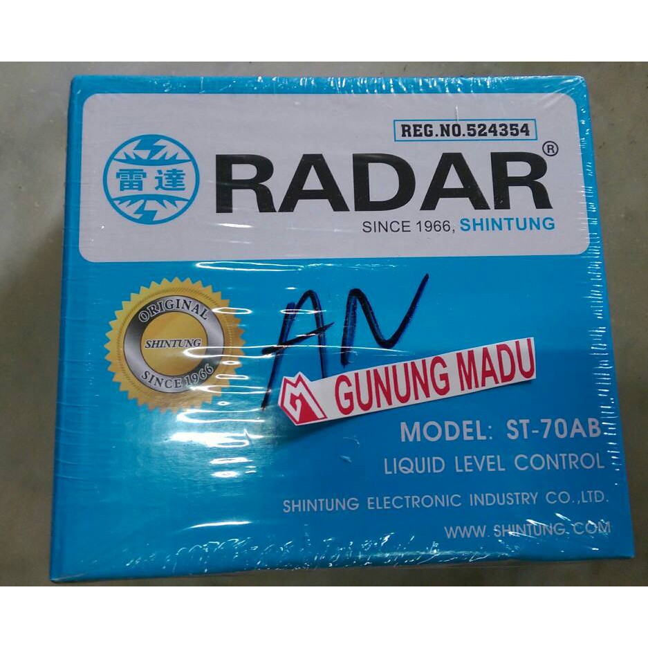 RADAR AIR SHINTUNG TAIWAN / PELAMPUNG AIR OTOMATIS / RADAR TANGKI TOREN TORREN