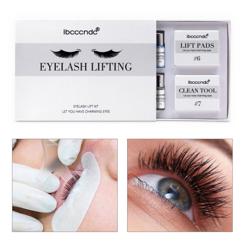 100% Asli Ibcccndc Eyelash Perm Set Bulu Mata Listrik Protein Perm Dingin Barbie Perm Perm Set Bulu Mata