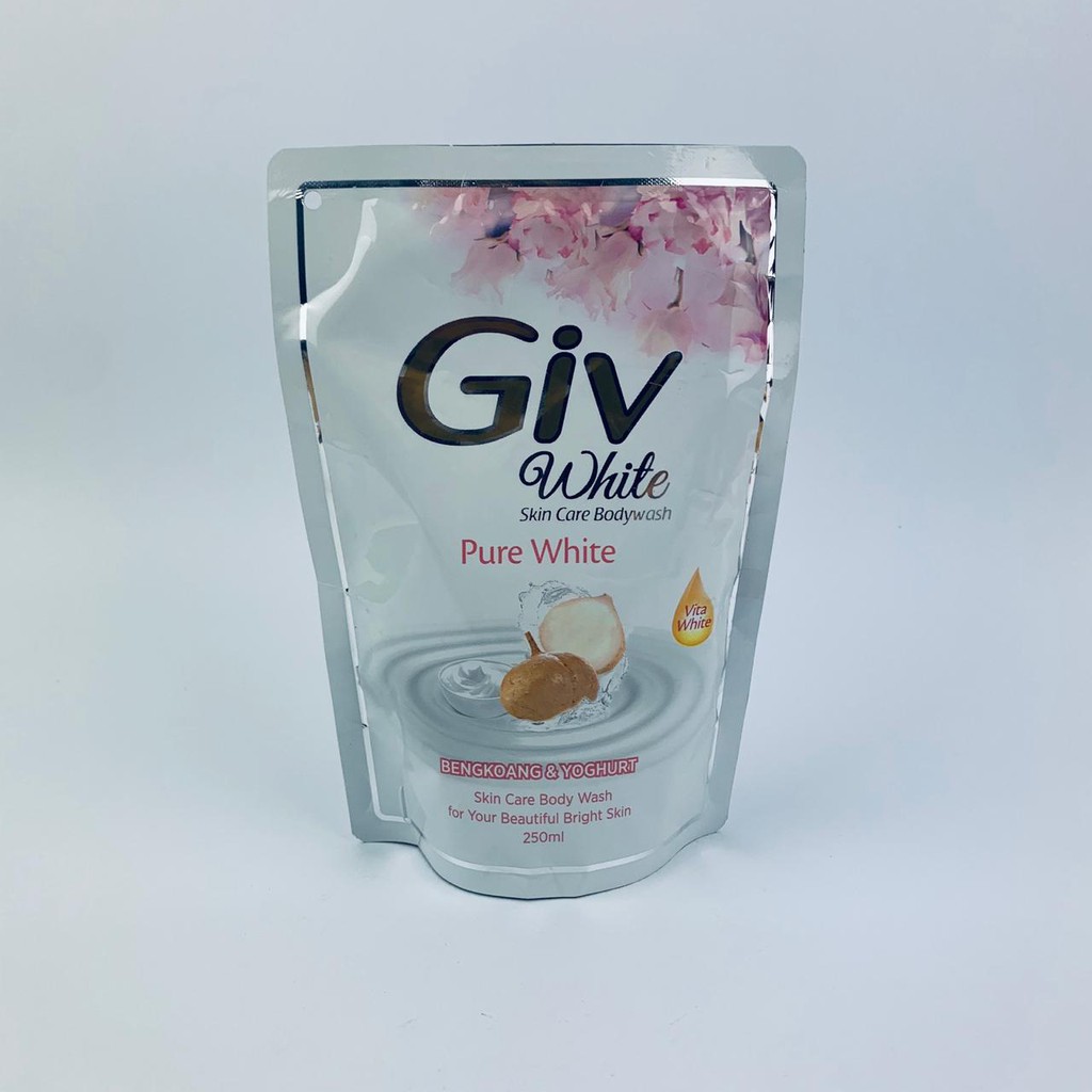 Giv / White / sabun badan / 250ml / Boady wash / Bengkoang