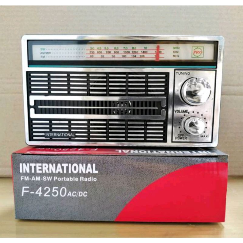 Radio Internasional Mini FM AM SW Portable MITSUYAMA/Radio Jadul