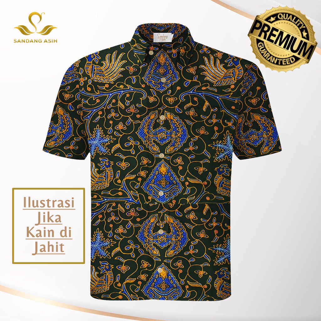 Jasa Jahit Kemeja Batik Pria Lengan Pendek Menggunakan Furing Asahi  yang Premium Nyaman  dan Lembut