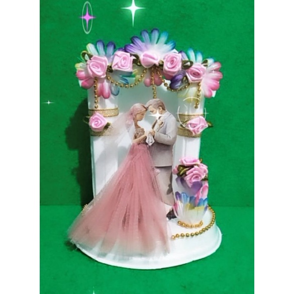 TOPER WEDDING BACKGROUND / HIASAN KUE PENGANTIN