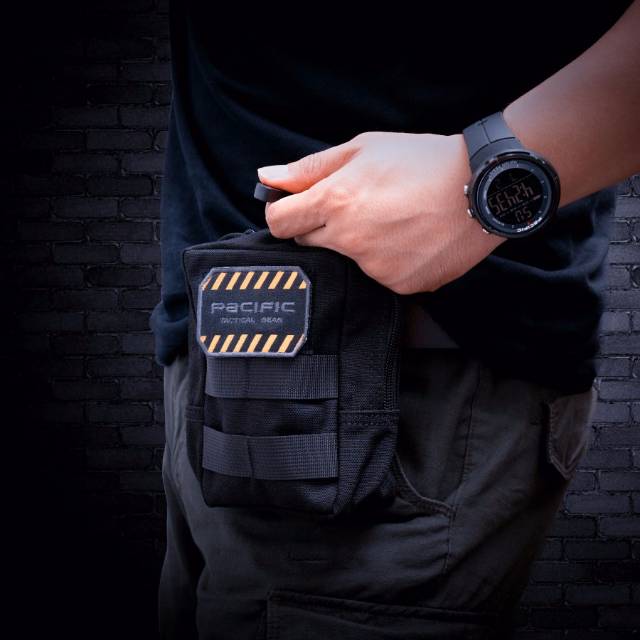 Jam Tangan original Pacific 83110 bunus tas tactical