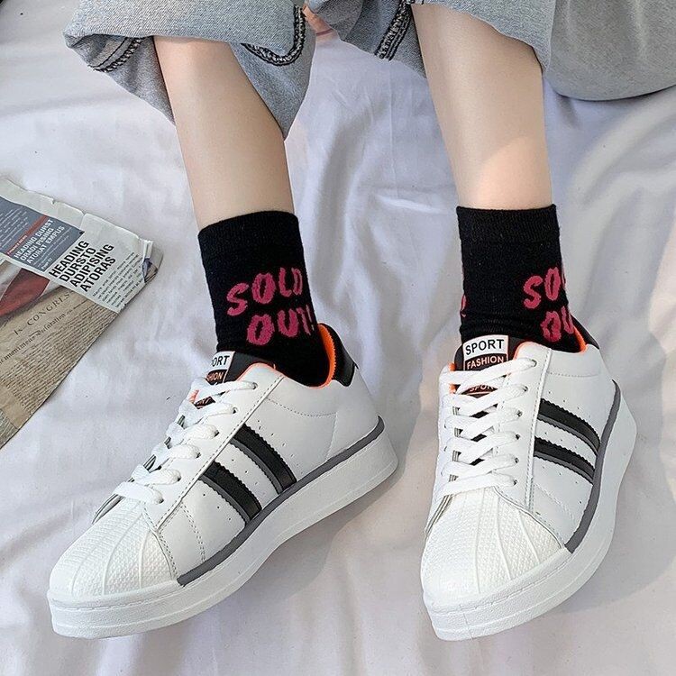 BISA COD &gt; &gt; &gt; 1092 Two Stripes Cloud Sneakers