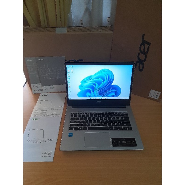 Acer Aspire 3 A314-35 Like New 99% - Intel N5100 Ram 8gb SSD 512gb Slim Win 11 Ori Segel Istimewa - 