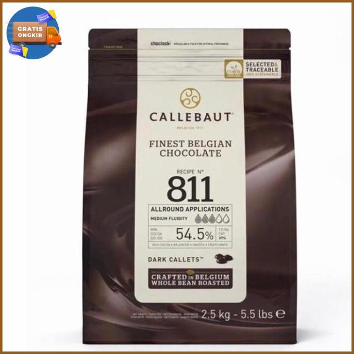 

✅Harga Barey Callebaut 811 Dark Chocolate Callets 2.5kg - Gosend/Grab Onlyy!! ⭐⭐⭐⭐⭐