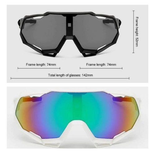 Kacamata Sepeda dan Olahraga Sun Glasses Putih 115101