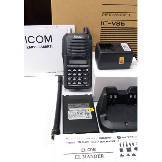 HT ICOM IC-V86 VHF  - JUAL HT ICOM V86 ORIGINAL MURAH