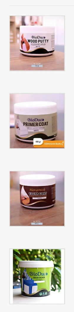 Cat Kayu Duco Water Based Biocolours Bioduco White