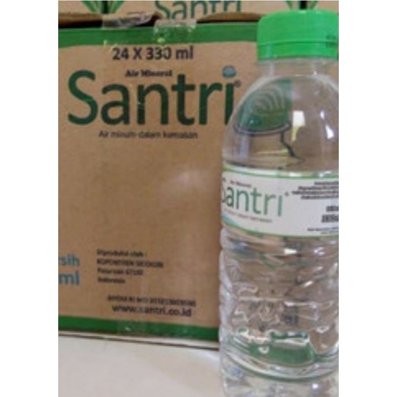 Jual Air Mineral Santri Botol Mini 330 Ml Shopee Indonesia 4361