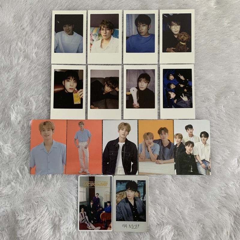 PC Photocard Wonwoo Aju Nice, TC TradingCard Wonwoo Caratland, Polaroid Diamond Edge