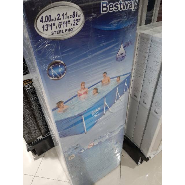 Kolam renang bestway import bahan tebal 414 x 219 x 79 cm