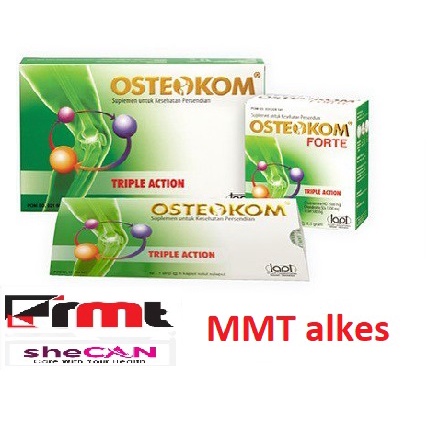 osteokom tablet isi 30 dan osteokom forte isi 10 sachet