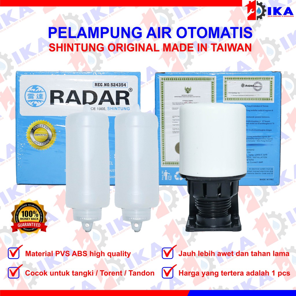 Radar biru SHINTUNG ORIGINAL 100% ASLI TAIWAN / pelampung air otomatis