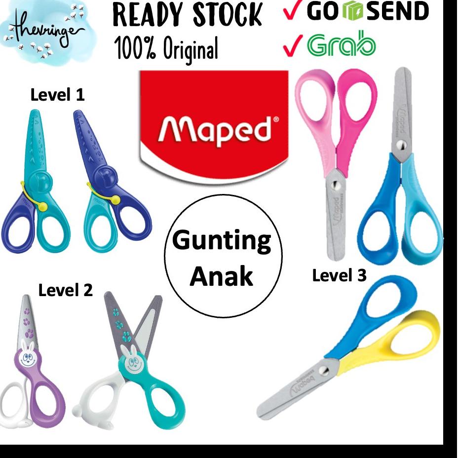 

Maped Safety Scissors Belajar Gunting Anak 2 Tahun Kidi Cut Kidi Pulse Vivo 3D Menggunting q17∬