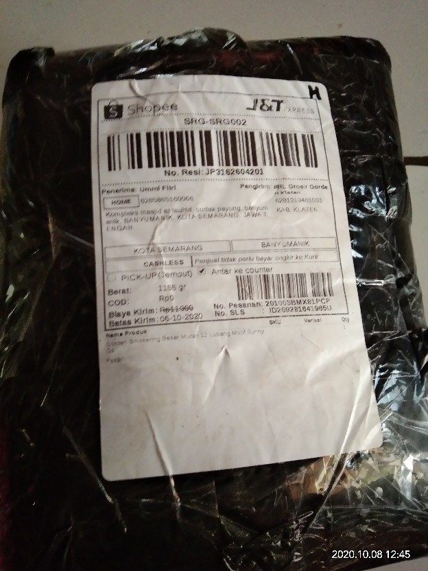 Gorden Smokering Besar Murah 12 Lubang Motif Red Leaf