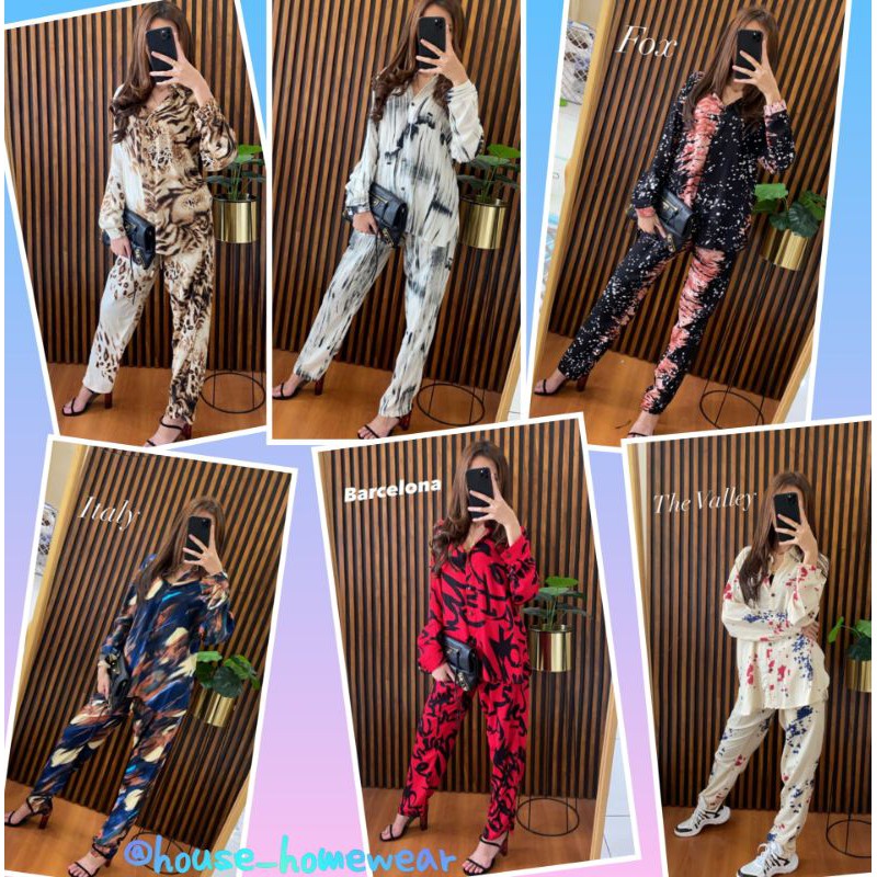 CE Homewear ONE SET PREMIUM / Setelan CE Homewear by Cecylia / 100% ORIGINAL CE homewear by Cecylia