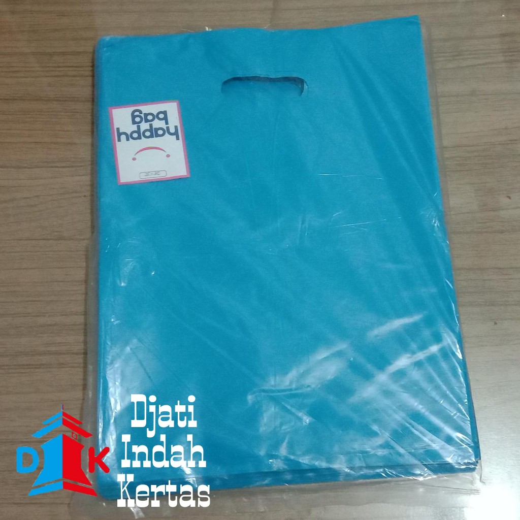 

Berkualitas!!!- Tas Olshop Happy Bag 35 x 50 POLOS Tebal isi 100 lembar Shopping Bag