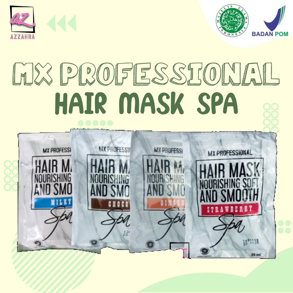 MX Professional Hair Mask SPA Sachet 30ml [Perawatan Rambut/Masker Rambut]