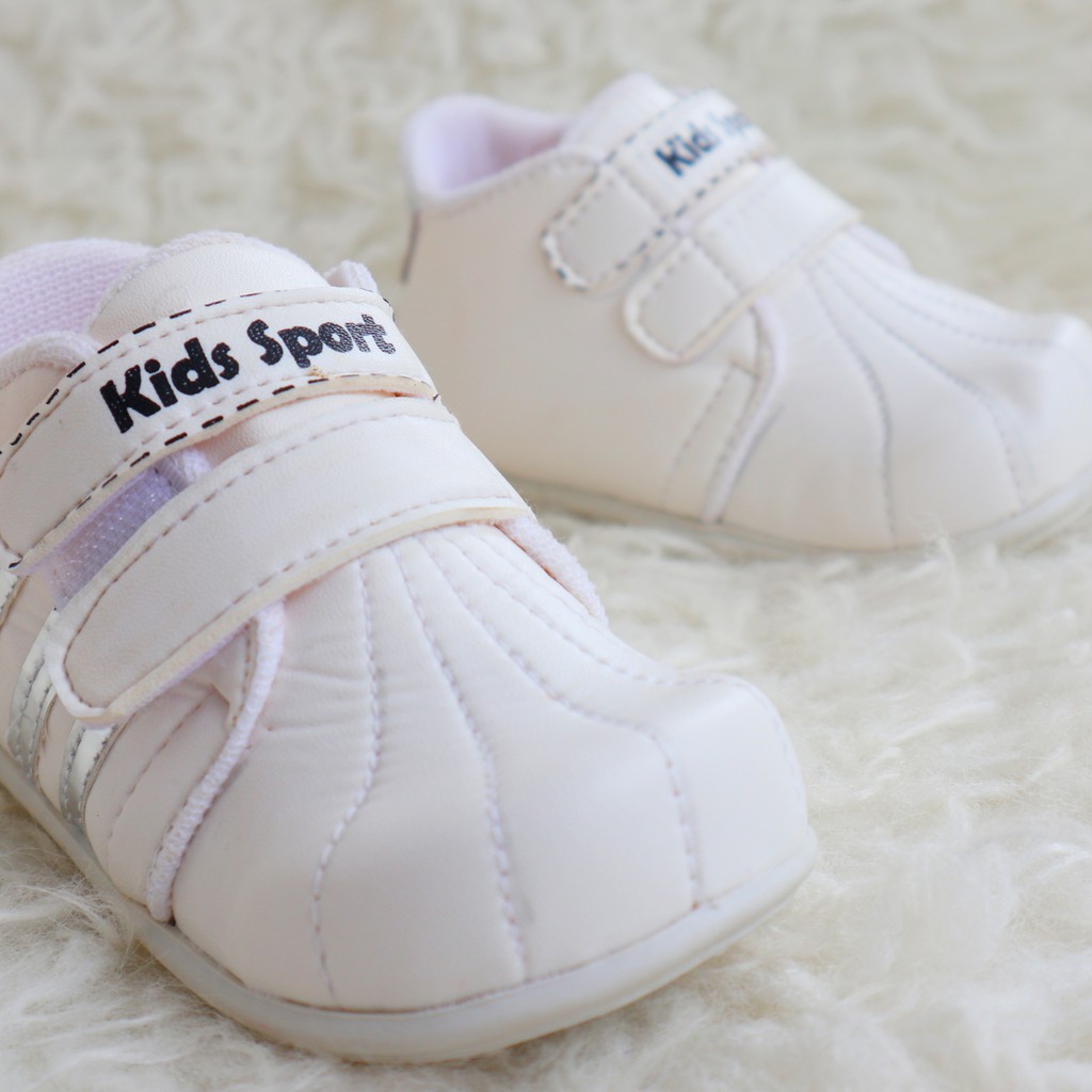 Sepatu anak laki laki / Cowok Bahan Kanvas Motif Kids Sport Usia 6 bulan - 2 Tahun elegan dan keren