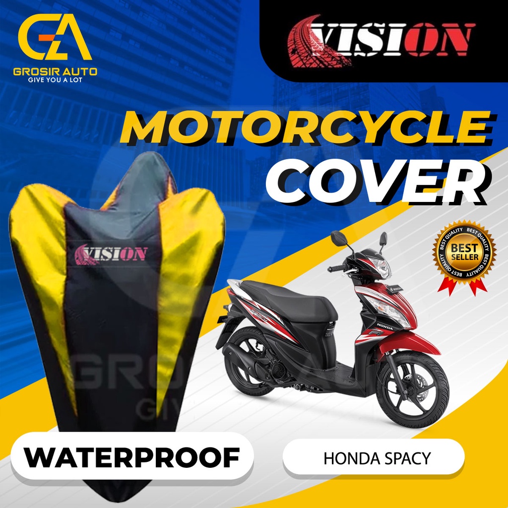 Sarung Motor SPACY Antiair Vision / Cover Selimut Penutup Sarung Mantel Motor Vision