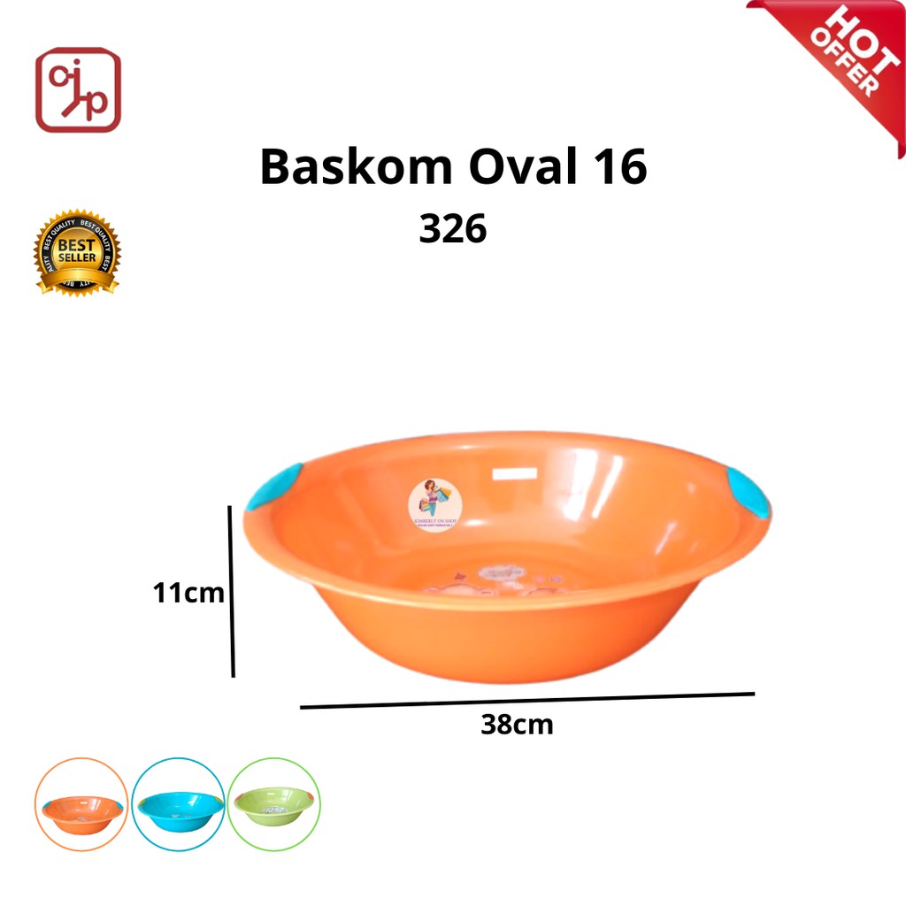 CJP - Baskom Plastik Oval 16 326