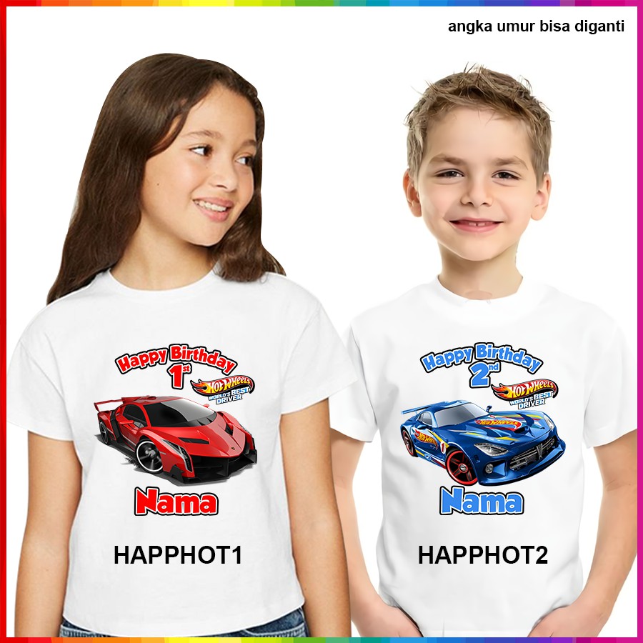 [FREE NAMA!!] Baju Kaos ANAK DAN DEWASA HOTWHEELS HOT WHEELS BANYAK MOTIF