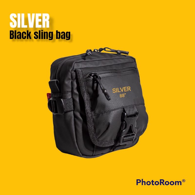 TAS SELEMPANG SILVER TAS SILVER SLING BAG SILVER WATERPROOF