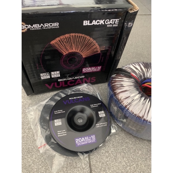 TRAFO DONAT 20A 62V & 52V CT VULCAN BOMBARDIR TRAVO TOROID VULCANS BOMBARDIR 20 AMPER CT 62 VOLR BEL