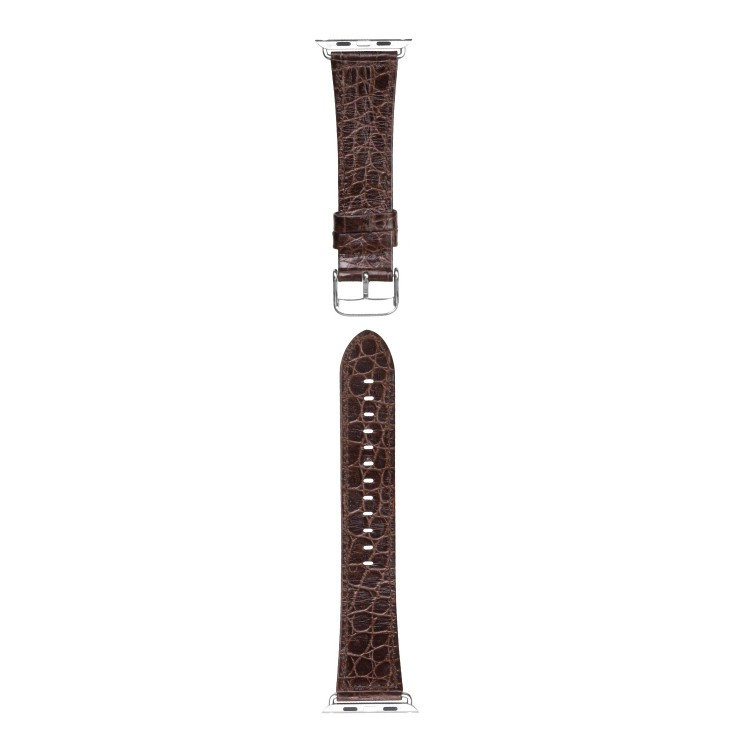 Hoco Leather Strap Band Crocodile Pattern 38mm 42mm Brown and Black for Apple Watch