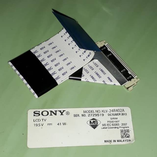 Flexible Fleksibel LVDS Sony KLV 24R402A