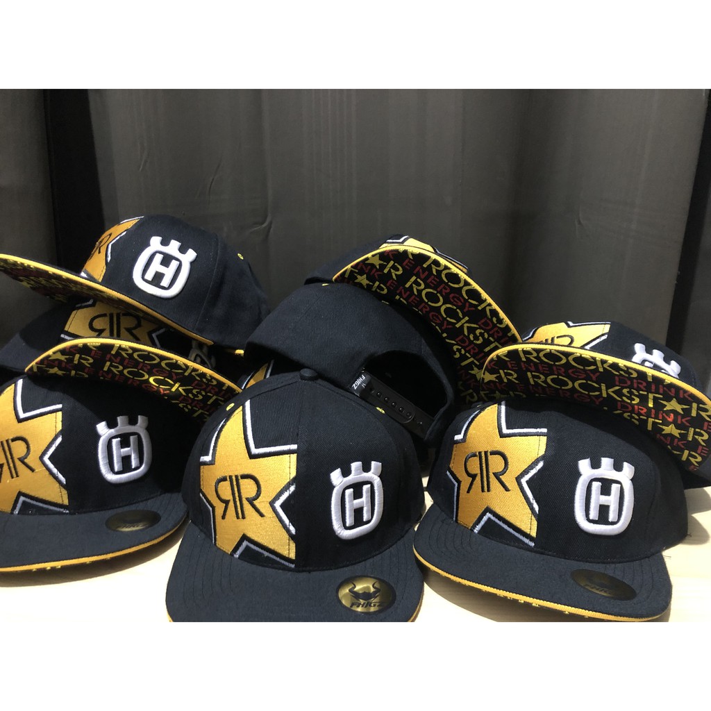 Topi Snapback Rockstar Husqvarna Anak