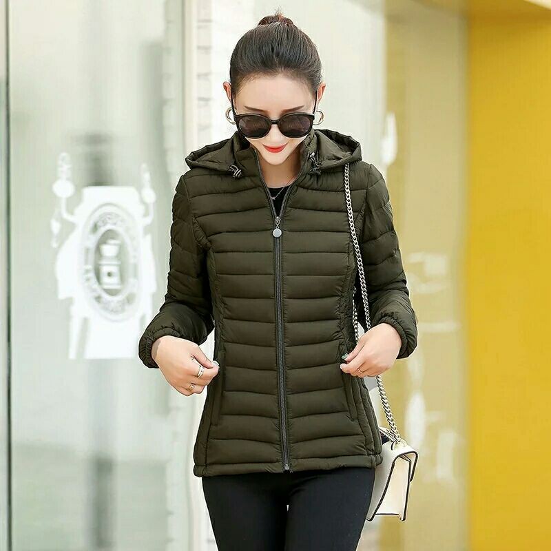 [BISA COD] Jaket Musim Dingin Wanita/ Winter Coat Bulu Tebal.