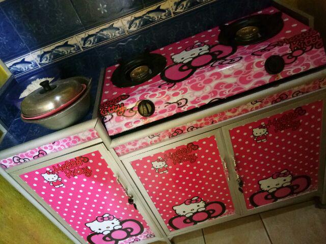 Hello Kitty Variasi Stiker Kulkas 2 Pintu