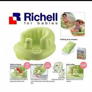 Richell Airy Baby Chair kursi  balon  soft baby chair 