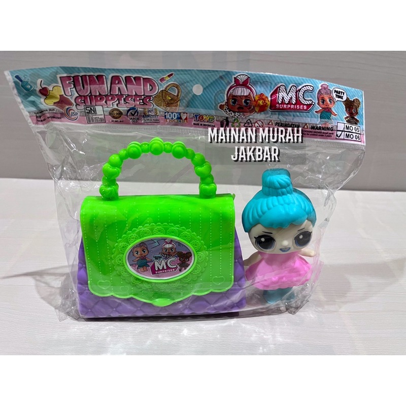 MAINAN ANAK BONEKA LOL SUPRISES + TAS