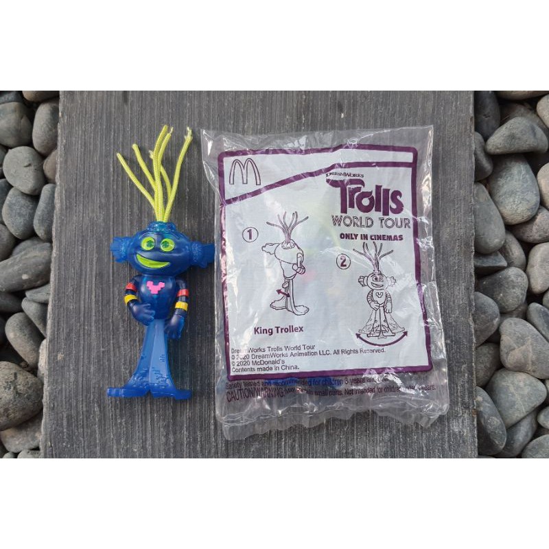 Mainan Happy Meal Trolls King Trollex