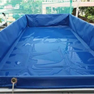 Kolam Terpal Kotak 2x3x1 Pvc Orchid +pembuangan Air