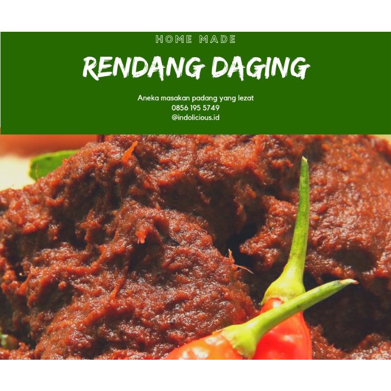 

RENDANG PADANG DAGING SAPI HALAL&ENAK