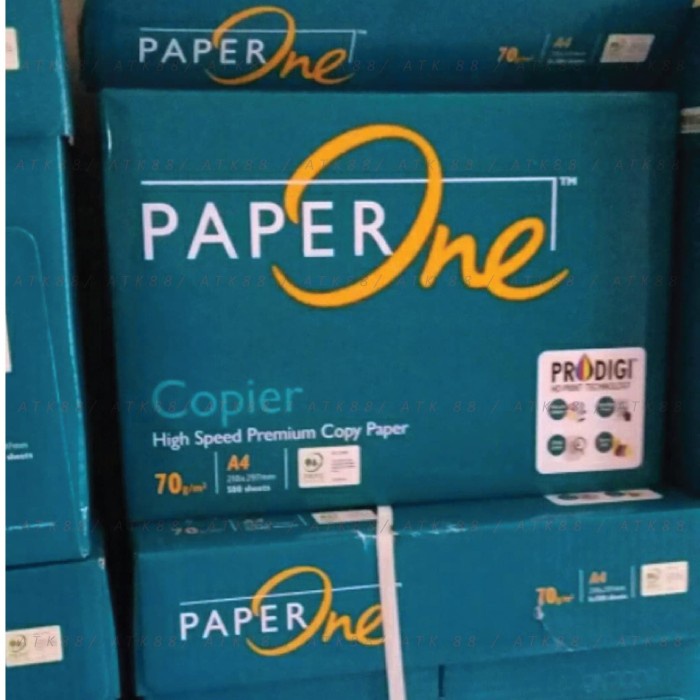 

kertas- kertas paper one a4 70 gram/kertas fotokopi/kertas print -kertas.